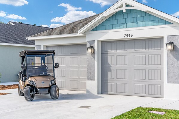 Front of House & Golf Cart