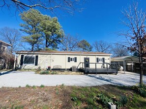 Front of house (plenty of parking)