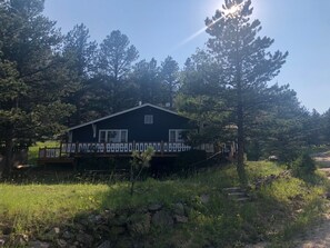 Enjoy the Colorado sun from the large deck