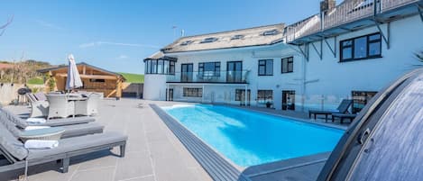 Private heated all weather pool