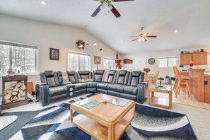 Living Room | Main Floor | Smart TV | Ceiling Fans