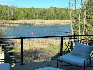 Ultimate spot for kayaking, canoeing, and fishing by the waterfront