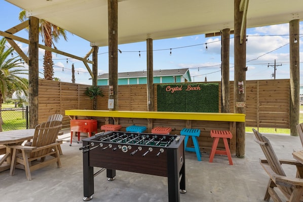 Gather outside in one of our many outdoor spaces great for kicking back.