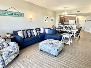 New sleeper sectional, new living room furniture