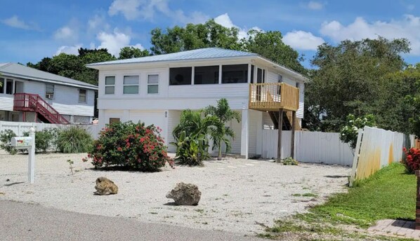 View of Home from Somerset Rd.  This Unit is downstairs.  