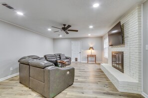 Living Room | Main Floor | Fireplace | Smart TV