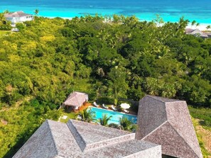 Pink Sand Beach is just steps away.