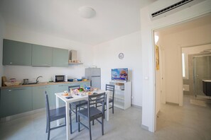 Kitchen and dining area