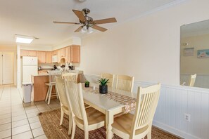 View from Dining Area Toward Kitchen