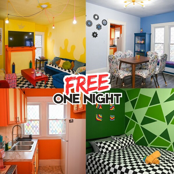1 Free Night - Please see description for more information