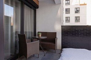 Terrace with garden furniture 