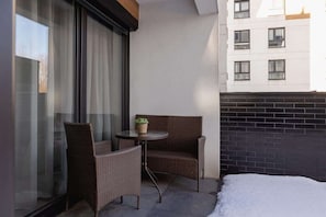 Terrace with garden furniture