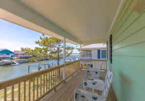 Canalfront Covered Porch
