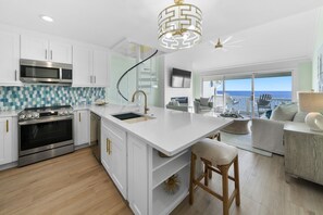 Kitchen w/ Gulf Views