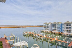 Our Pleasure has fabulous Views of the Marina and Chincoteague Bay.