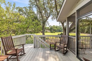 Large Deck with Golf Course Views