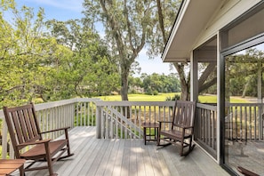 Large Deck with Golf Course Views
