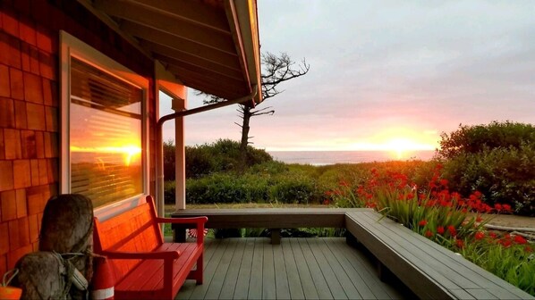 View from front and side deck
