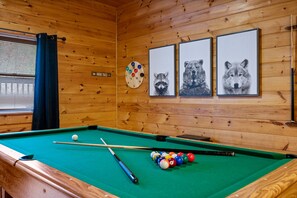 Why not challenge your family to a game of pool while on vacation? 