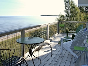 Lakeside deck
