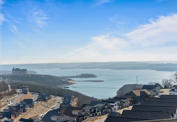 Blick von der Unterkunft