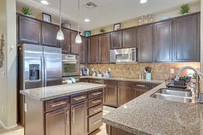 Kitchen | In-Unit Laundry | 3 Mi to Golf Club of Estrella