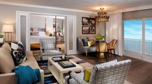 One Bedroom Gulf Front Suite layout