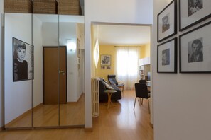 View of living room from the entrance door