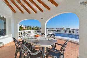 Outdoor dining area