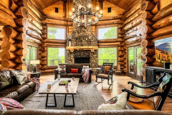 Massive vaulted ceilings will take your breath away