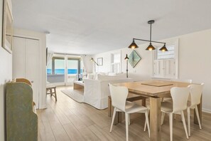 This guest loved the perfect blend of comfort and connection: “Immaculately clean but also inviting and comfortable, open floor plan made us feel connected to each other with plenty of room, front porch on the beach was amazing!”