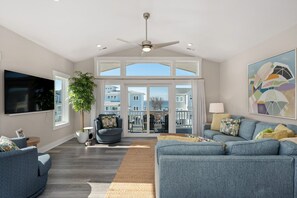 Living Area with Water View