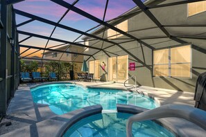 Amazing Private pool  of the Home in Kissimmee Florida - Personal oasis of relaxation and rejuvenation - A tranquil retreat where every dip soothes the soul  - Every moment is infused with serenity, promising blissful escapes under the sun