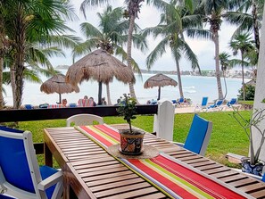 Our Beach Patio with the Most Perfect Views