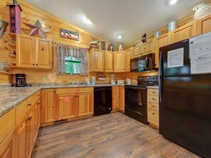 clean and spacious kitchen