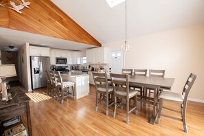 Kitchen and Dining Room view