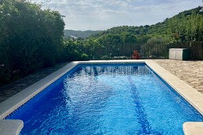 View from the pool area