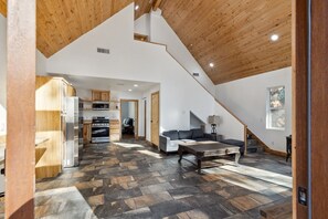 Floor, Flooring, Indoors, Lamp, Furniture