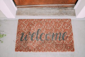 Welcome mat