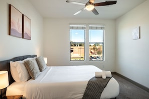 Unit 1 - Bedroom - Queen bed