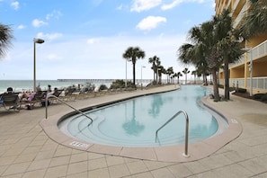 Resort Pool and pool deck