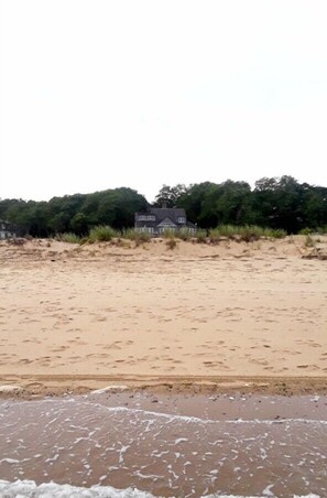 Private beach