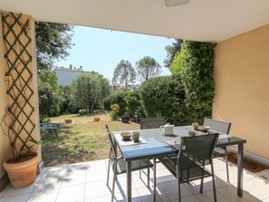 Terrace and garden