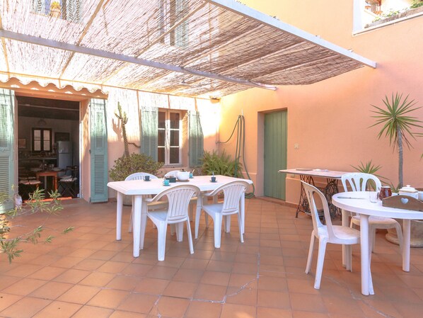 Terrace and dining area