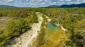 Fantastic swimming holes all along the Frio River below the property. 