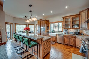 Kitchen | Central Heat | 2-Story Home