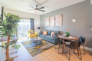 "Bright, cozy, and perfect for lazy mornings or movie nights."