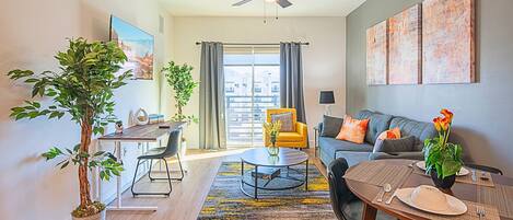 Our Spacious Dining and Living Room Await Your Enjoyment!