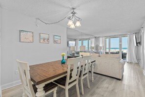 Our dining room kitchen combo offers the perfect space for family meals and entertaining.