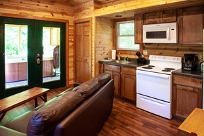 Full Kitchen with Living Area